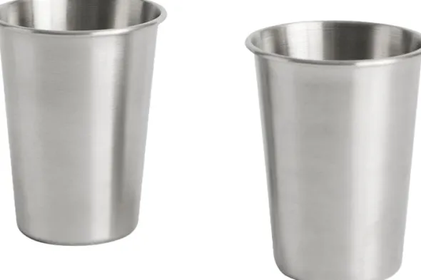 Outdoor Market Steel Cup - Set of 2 - Medium