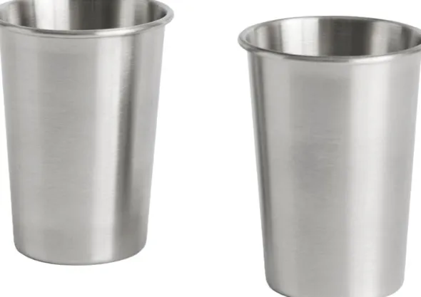 Outdoor Market Steel Cup - Set of 2 - Medium