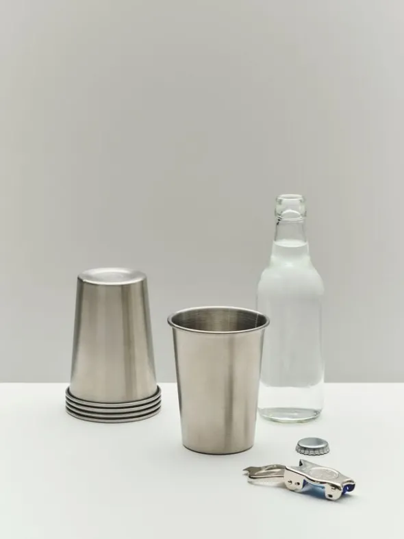 Outdoor Market Steel Cup - Set of 2 - Medium