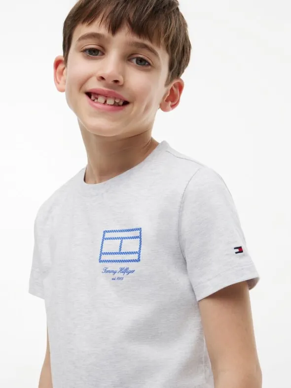 OUTLINE FLAG GRAPHIC T-SHIRT SS