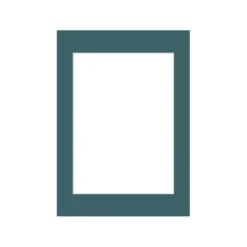 Passepartout - Indian Teal - A5 (window: A6)