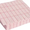 Pattern Napkins-Set of 20 Dinner-Light pink and red grid