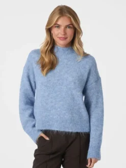 Paulina Fluffy Knit Blouse