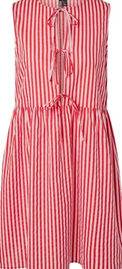 PCJOLLY SL TIE SHORT DRESS WVN NOOS