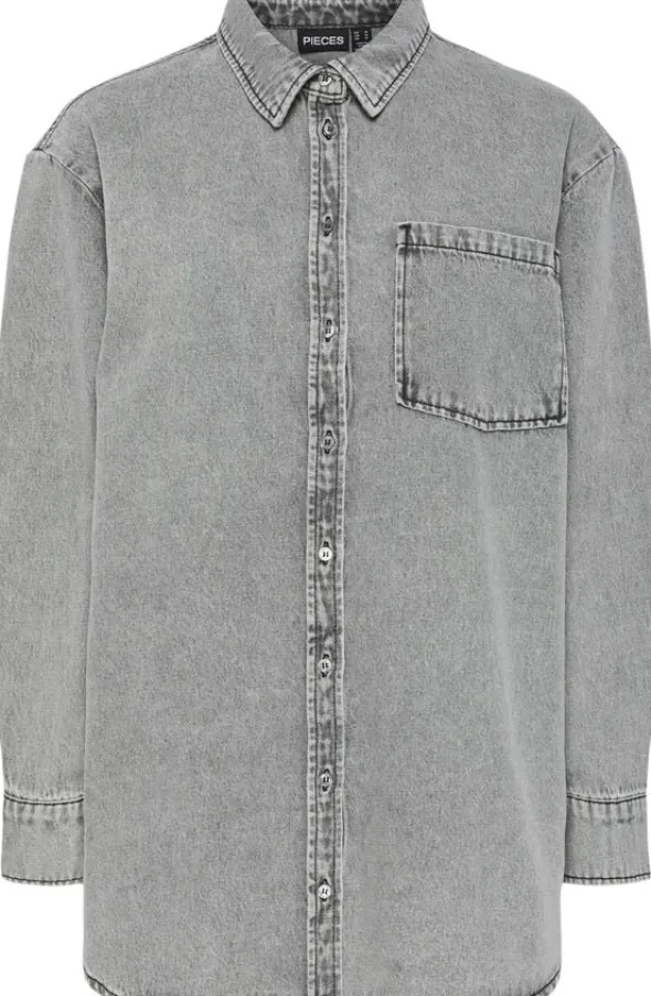 PCMAISIE LS DENIM SHIRT NOOS BC