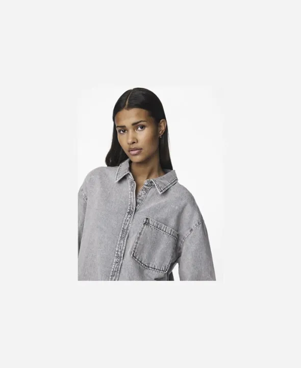 PCMAISIE LS DENIM SHIRT NOOS BC