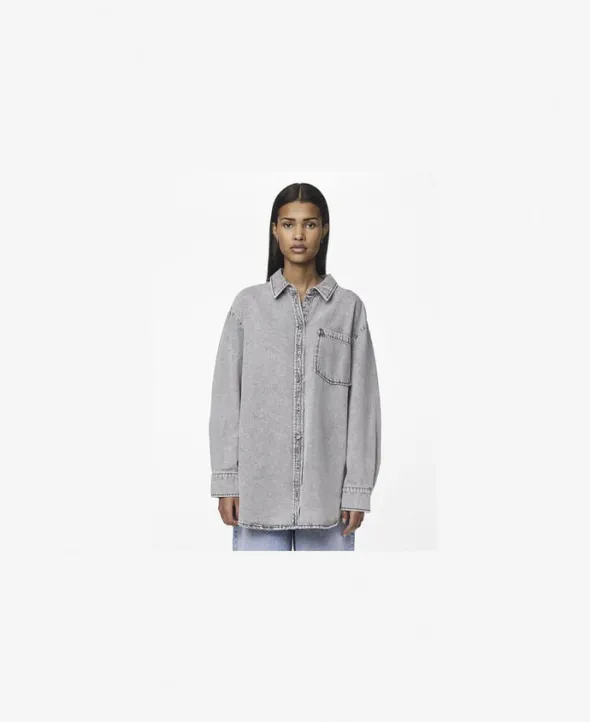PCMAISIE LS DENIM SHIRT NOOS BC