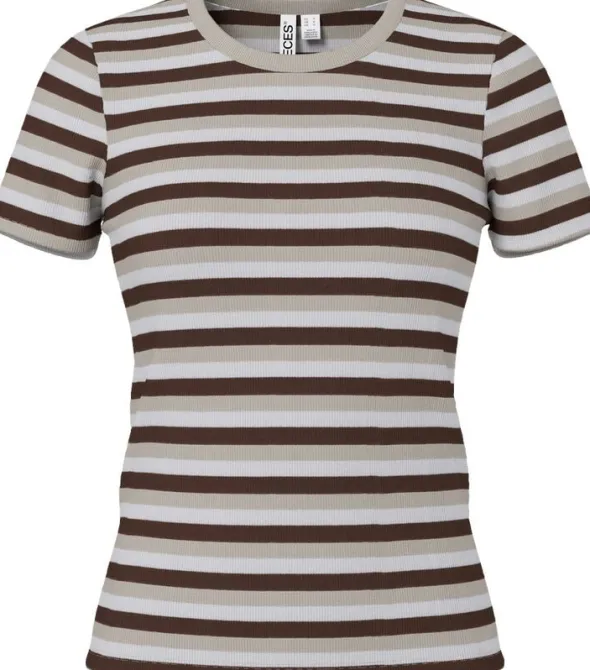 PCMAY SS STRIPED TEE JRS BC