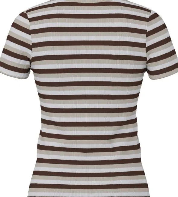 PCMAY SS STRIPED TEE JRS BC