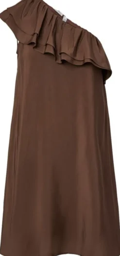 PCPENELOPE ONE-SHOULDER DRESS WVN