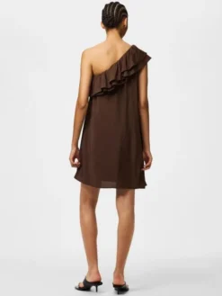 PCPENELOPE ONE-SHOULDER DRESS WVN