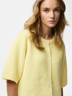 PCSILLY SS O-NECK KNIT CARDIGAN NOO