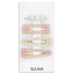 Pearly Hair Clips // 4 pcs