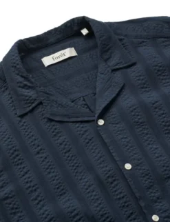 PEER JACQUARD STRIPE REGULAR FIT SS