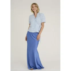 Peony wrap blouse