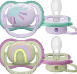 Philips Avent ultra air sut - Pakke med 2 - 0-6m girl