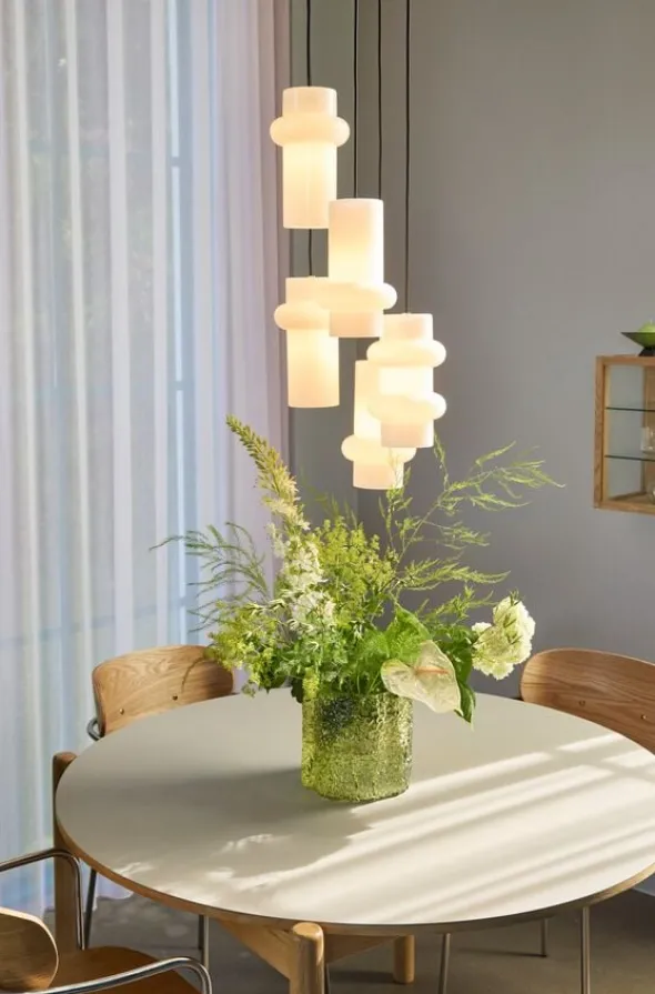 Pilule Pendant Up Shiny White