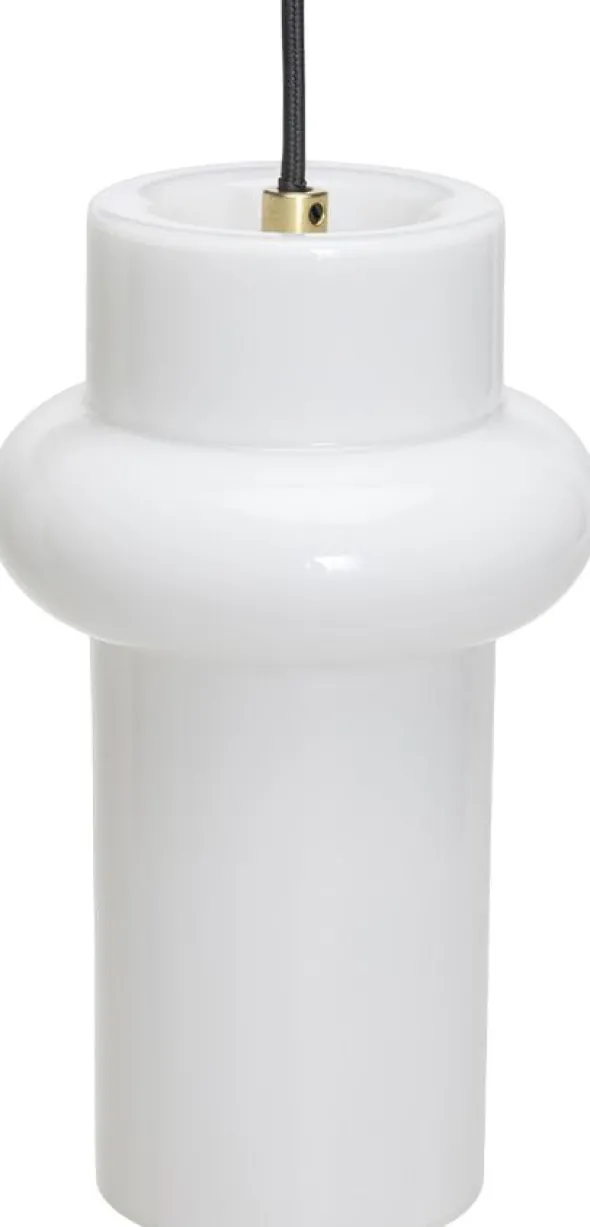 Pilule Pendant Up Shiny White