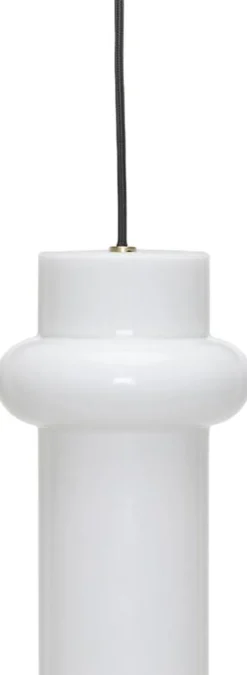 Pilule Pendant Up Shiny White