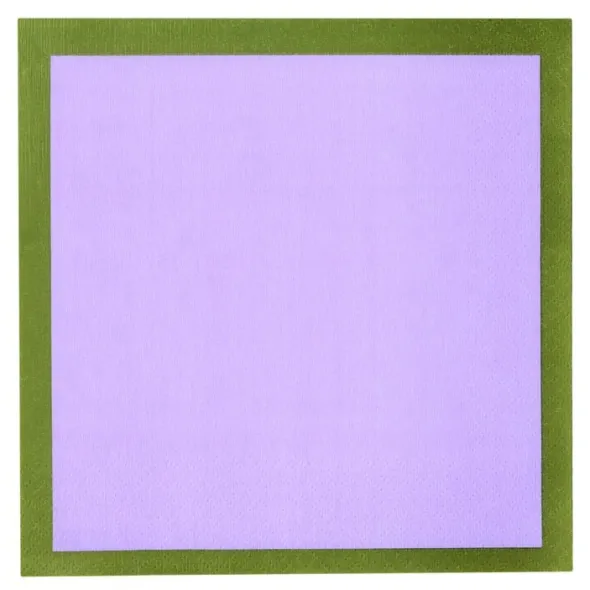 Play papirserviet 33x33cm lilla-oliven