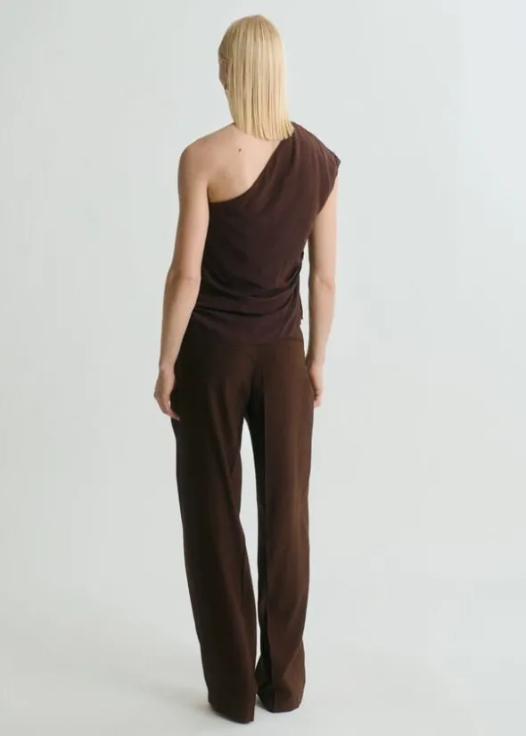 Pleat detail trousers