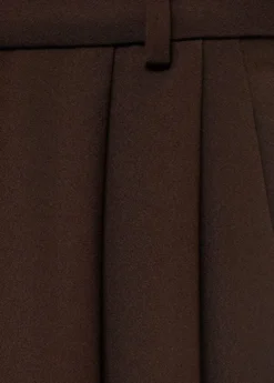 Pleat detail trousers
