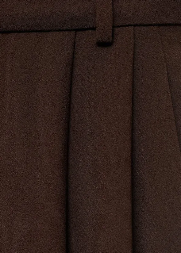 Pleat detail trousers