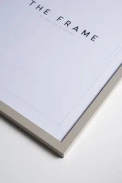 Poster&Frame - Cashemire grey wood 50x70cm