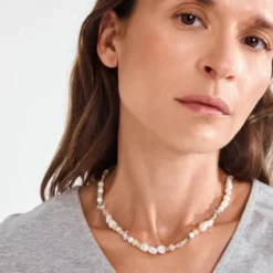 PRISM necklace white/silver-plated
