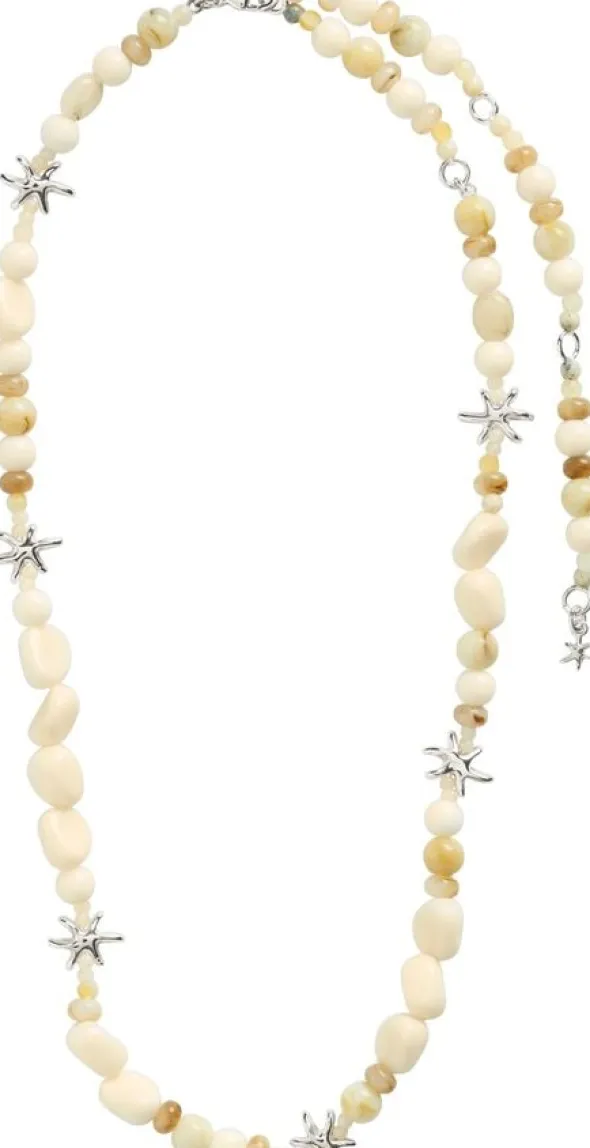 PRISM necklace white/silver-plated