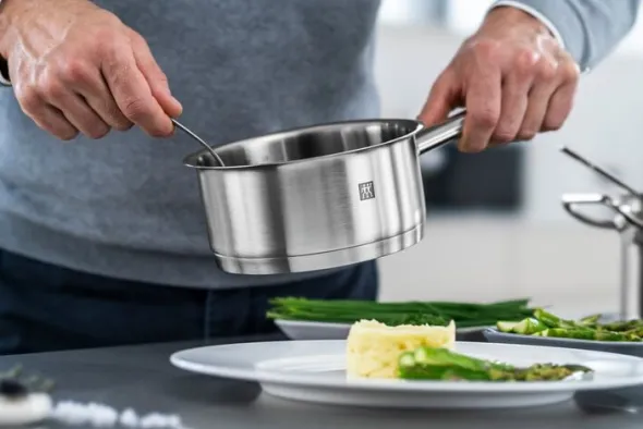 Pro 5-st, Gryt & kastrullset, Silver