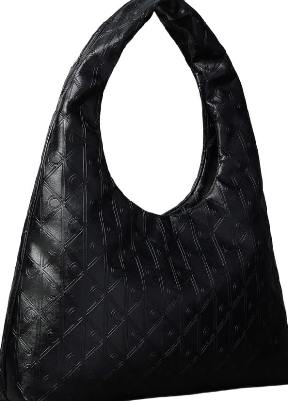 Puffer Emblem Logo Shoulder Bag