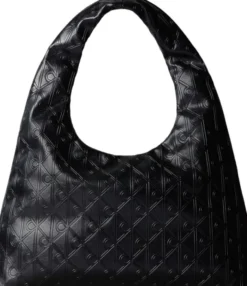 Puffer Emblem Logo Shoulder Bag