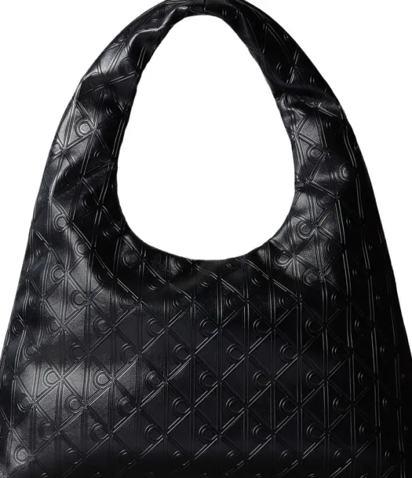 Puffer Emblem Logo Shoulder Bag