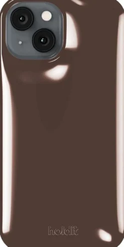 Puffy Case iPhone 16e/15/14/13 Chocolate