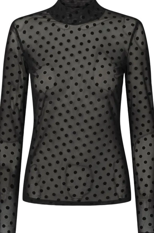 7655RDFRoll neck blouse