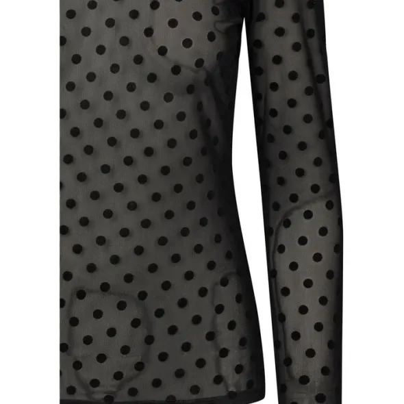 7655RDFRoll neck blouse