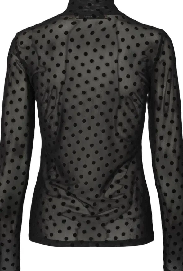 7655RDFRoll neck blouse