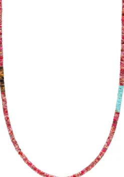 Red Jasper Heishi Necklace