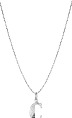 Reflection Letters, gold-plated sterling silver-C