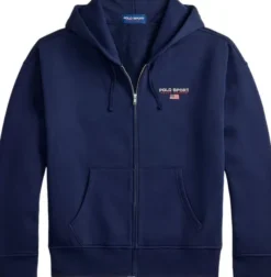 Relaxed Fit Polo Sport Fleece Hoodie
