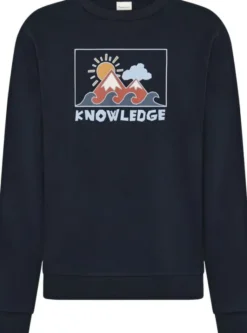 Relaxed printed crew neck