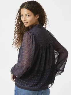 Rhia Border Pattern Blouse