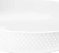 Rhombe Serveringsskål Ø28 cm hvid