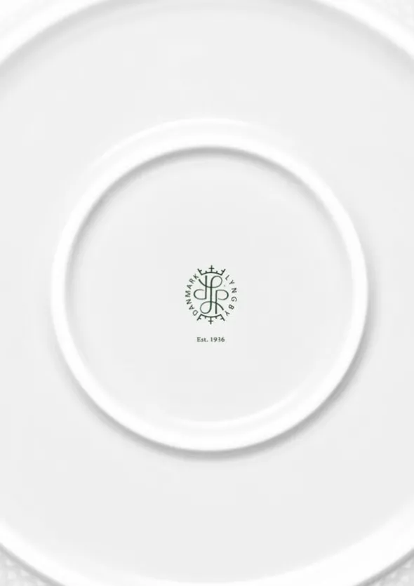 Rhombe Serveringsskål Ø28 cm hvid