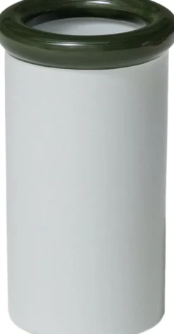 ROD Vase ceramic H215 x Ø123 Dark green/Light blue