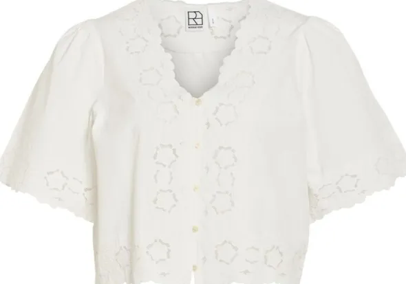 ROUAMORY 2/4 V-NECK TOP
