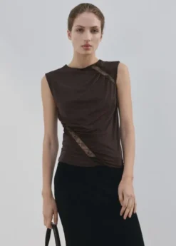 Ruched fitted top