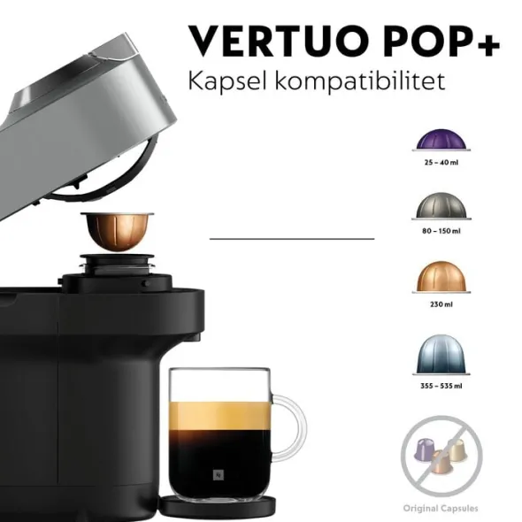 Sage SNV 125 TTN Nespresso Vertuo Pop+ Deluxe Capsule machine