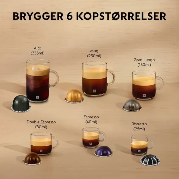 Sage SNV 125 TTN Nespresso Vertuo Pop+ Deluxe Capsule machine